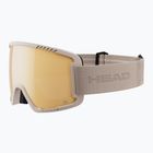Lyžařské brýle  HEAD Contex Pro 5K gold/sand/5k gold