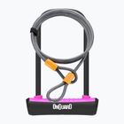 Zámek na kolo  OnGuard Neon 8154PN U-Lock black/pink