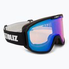 Lyžařské brýle Bliz Rave matt black/light orange blue multi