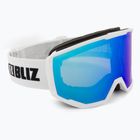 Lyžařské brýle Bliz Spark white/smoke&blue