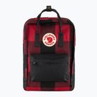Fjällräven Kanken Re-Wool Batoh na notebook 15" červený/černý