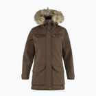 Dámský zateplený kabát Fjällräven Nuuk Parka dark oak
