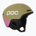 Lyžařská helma POC Obex Contour olivine green matt/thulite pink matt