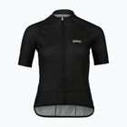 Dámský cyklistický dres POC Essential Road Logo uranium black/hydrogen white