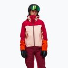 Dámská lyžařská bunda Peak Performance Visilight GTX C-Knit 3L tech burgundy/peach fuzz