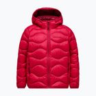 Dětská péřová bunda Peak Performance Helium Down Hood Jacket Tech Burgundy/Vertical Zenith