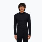 Pánská termo mikina Peak Performance Magic Half Zip Wool-Blend Baselayer black/black