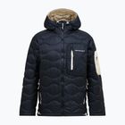 Pánská péřová bunda Peak Performance Helium Utility Down Hood black/sand fog