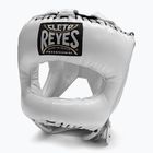 Boxerská přilba Cleto Reyes With Pointed Face Nylon Bar white