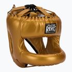 Boxerská přilba Cleto Reyes With Round Face Bar gold