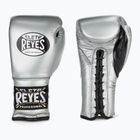 Boxerské rukavice  Cleto Reyes Lace Up Sparring silver