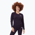 Dámská termoakční mikina ODLO Warm Originals Stripes Bl Top Crew Neck dark saphire