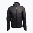 Pánská běžecká bunda SCOTT RC Run Waterproof black/yellow