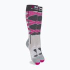 Dámské lyžařské ponožky X-Socks Ski Control 4.0 šedo-růžové XSSSKCW19W