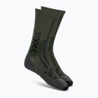 Ponožky X-Socks Hike Discover Crew green/black