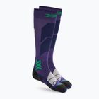 Dámské lyžařské ponožky X-Socks Ski Perform Otc deep purple/light sand