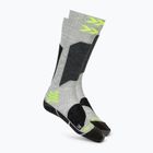 Dětské lyžařské ponožky X-Socks Ski Discover Otc rhino grey/canary