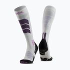 lyžařské ponožky X-Socks Ski Expert Silk Merino Otc white/lavender