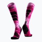 Lyžařské ponožky X-Socks Ski Expert Wild Otc x black/fluo pink