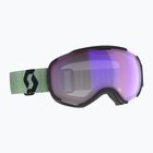 Lyžařské brýle SCOTT Faze II LS soft green/black/light sensitive blue chrome