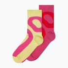 Ponožky On Running Liquid Logo High 2 pary limelight/pink