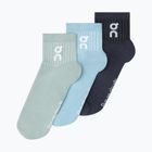 Ponožky On Running Logo Sock Mid 3 pary wash/navy