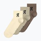 Ponožky On Logo Sock Mid 3 pack hare/brume