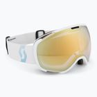 Lyžařské brýle SCOTT Faze II LS white/soft pink/light sensitive bronze chrome