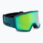 Lyžařské brýle SCOTT Trace Pro petrol green/green chrome