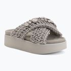 Dámské pantofle INUIKII Woven Stones Platform stone grey