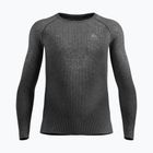 Pánská termoakční mikina ODLO Performance Warm Blackcomb Bl Top Crew Neck black