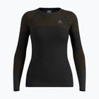 Dámská termoakční mikina ODLO Fundamentals Performance Warm Bl Top Crew Neck black