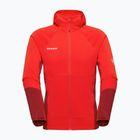 Pánská mikina Mammut Taiss ML Hooded mammut red/dark mammut