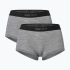 Dámské termo boxerky super.natural Tundra 175 Hipser 2 páry cashmere grey melange/cashmere grey melange