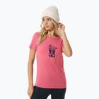 Dámské tričko super.natural Flower Boots Tee mauvewood/blueberry