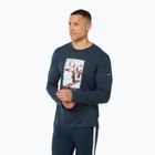 Pánské tričko Longsleeve super.natural Dachshund Party blueberry/various