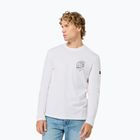 Pánské tričko Longsleeve super.natural Frosty Bio white/blueberry