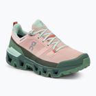 Dámské trekové boty On Cloudwander Waterproof pink-green 7398278