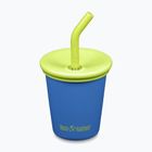 Hrnek KLEAN KANTEEN Steel Straw Lid 296 ml super sonic