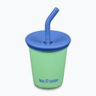 Hrnek KLEAN KANTEEN Steel Straw Lid 296 ml spring bud