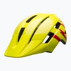 Dětská cyklistická přilba Bell Sidetrack II Jr gloss hi-viz/red