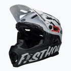 Cyklistická přilba Bell FF Super DH MIPS Spherical fasthouse matte gloss black/white