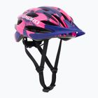 Dětská cyklistická přilba Giro Raze berry blue flowers