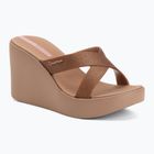 Dámské pantofle Ipanema High Fashion II Slide brown/glitter/pink