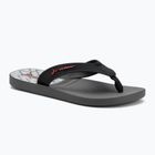 Pánské žabky RIDER Impulse Graphic dark grey/black/red