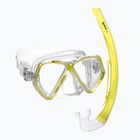 Dětská šnorchlovací sada  Mares Combo Zephir Junior yellow/clear