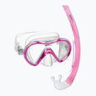 Dětská šnorchlovací sada  Mares Combo Seahorse pink/clear