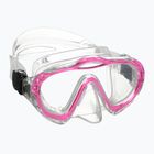 Dětská šnorchlovací maska  Mares Sharky Junior pink/clear