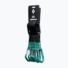 Sada lezeckých expresů Black Diamond Hotforge Hybrid Quickpack Set 6 pcs. 12 cm clean green