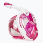 Plně obličejová šnorchlovací maska SEAC Magica white/pink